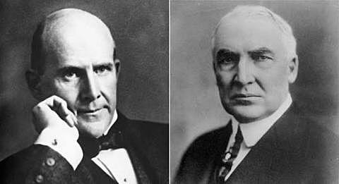 Harding pardons Eugene Debs