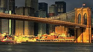 Building of the Brooklyn Bridge