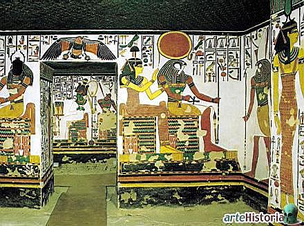 Pinturas de la tumba de Nefertari