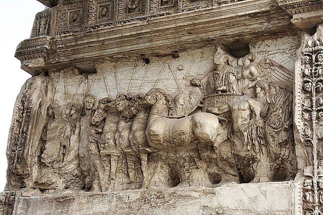 Relieves del Arco de Tito, Roma