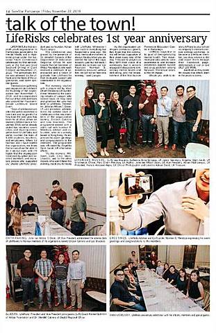 LR Anniv Dinner featured in SunStar Pampnga