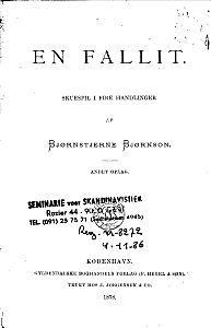 «Банкротство», Бьернсон