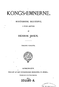 «Борьба за престол», Ибсен