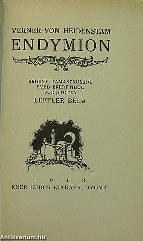 «Эндимион», Хейденстам