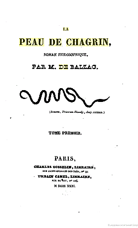 Шагреневая кожа. Оноре де Бальзак