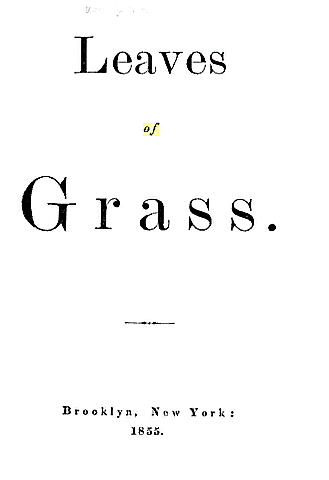 Листья травы. Уолт Уитмен