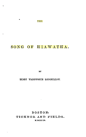 Песнь о Гайявате. Генри Вордсворт Лонгфелло