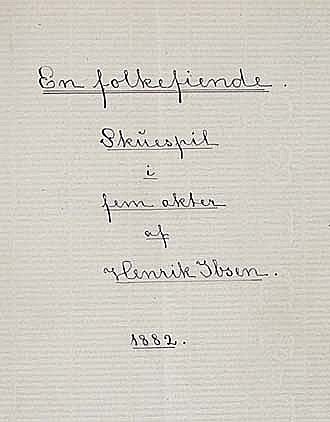 Враг народа. Г. Ибсен