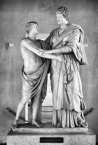 Encuentro de Orestes y Electra