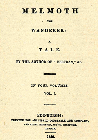 Ч. Р. Метьюрин "Мельмот Скиталец"