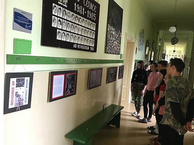 Photo exhibition of Velvet revolution in Bratislava and Levice Slovakia