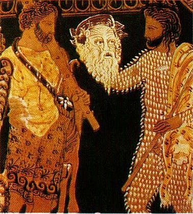 Fragmento de una crátera de volutas