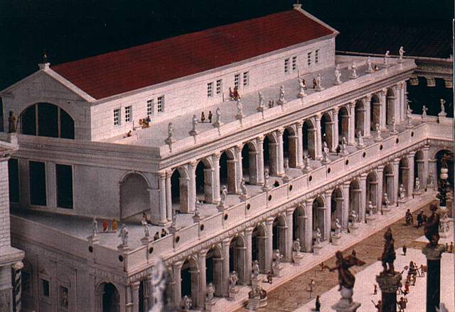 Arte Romano. Edifisios de la Administración. La Basilica