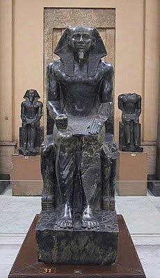 Escultura sedante de Kefrén (2528-2520 a. C)