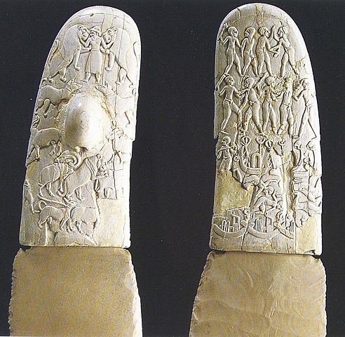 Cuchillo de Gebel el-Arak, Museo de Louvre, París (3300 – 3200 a.C.)