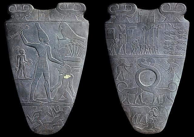 Paleta de Narmer, Museo Egipcio, El Cairo (3000 – 2890 a.C.)