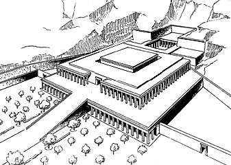 Templo funerario de Mentuhotep, Deir El-Bahari (2020 a.C.)