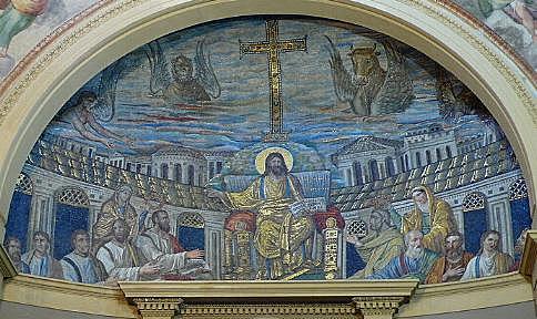 Mosaico del ábside de la Basílica de Santa Pudenciana