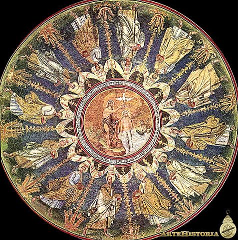 Cúpula del Baptisterio de los Ortodoxos en Rávena