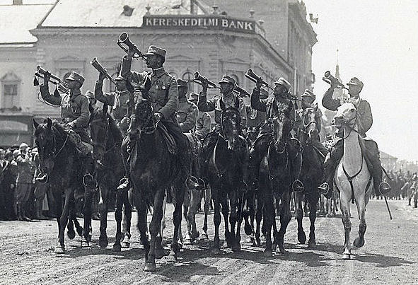 Románok bevonulása Kolozsvárra