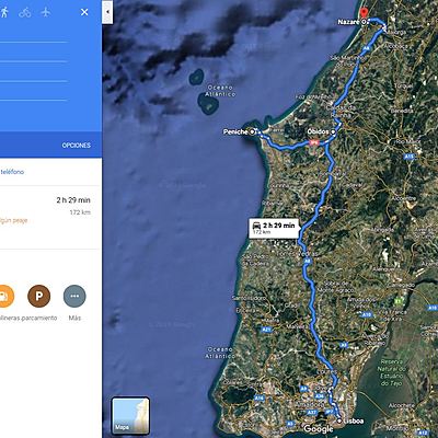 Timeline: Peniche-Lisboa