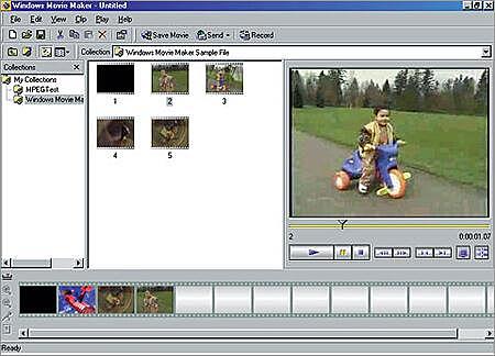 Windows Movie Maker - версія 1.0