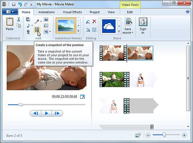 Windows Movie Maker - версія 16,4