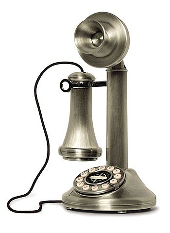 Candlestick phone