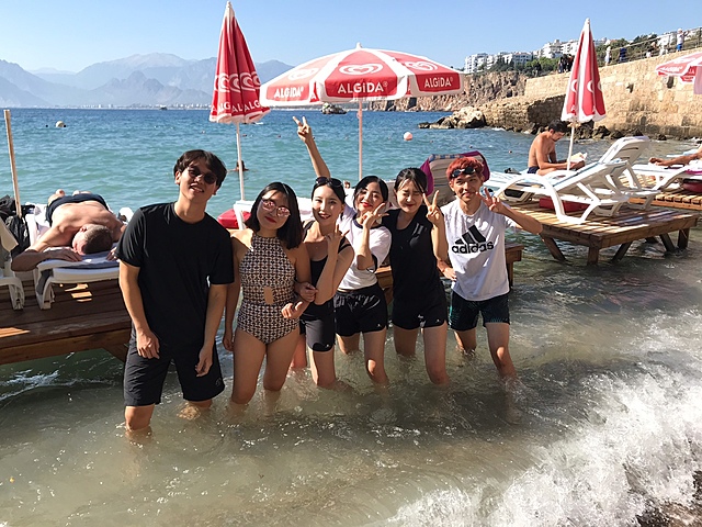 Traveling Antalya with Korean exchange student friends