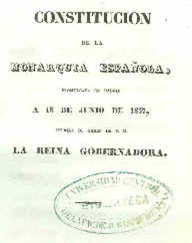 Constitución Española de 1837