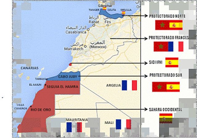 Protectorado hispano-francés en Marruecos