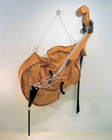 Prof - Solide / fragile / Claes Oldenburg: "Soft Violin" (Toile, résine, corde, métal peint, latex, Whitney Museum of American Art, New York, Etats Unis, Pop Art)