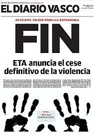 ETAren borroka armatuaren behin-betiko amaiera