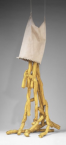 Prof - Comment exposer ce qui n'est pas solide / Claes Oldenburg: "Shoestring Potatoes Spilling from a Bag" (Toile rembourrée, kapok, renforcée avec colle, peinture acrylique, 274,3 x 132,1 x 101,6 cm, Walker Art Center, Minneapolis, Etats Unis. Pop Art).