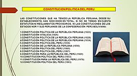 Timeline: Historia de la constitución política del Perú