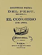 Constitución Política de la República del Perú 1860