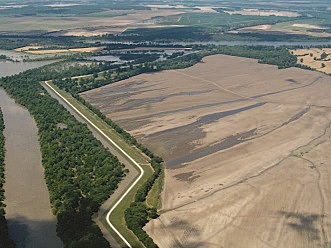 Remote sensing and monitoring of earthen flood-control structures