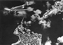 1st bombs dropped in Malta by Italian airplanes