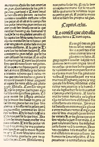 Publicació de Tirant Lo Blanc