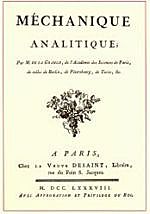 Publication de la mécanique analytique