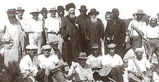 מסע הרבנים למושבות - הרב קוק