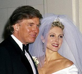 Donald Trump married melania trump