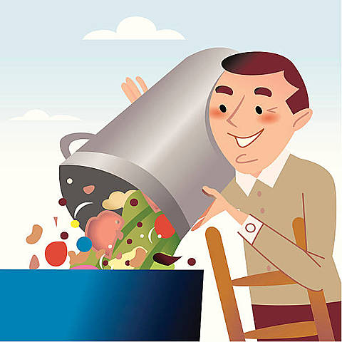 Desperdicio de comida.