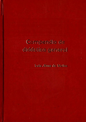 La didáctica por Luiz Alves de Mattos