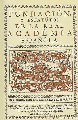 Fundación de la Real Academia de la Lengua