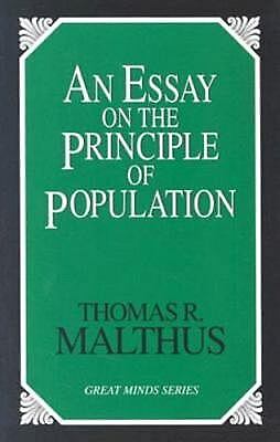 Essay on the Principle of population by Malthus
