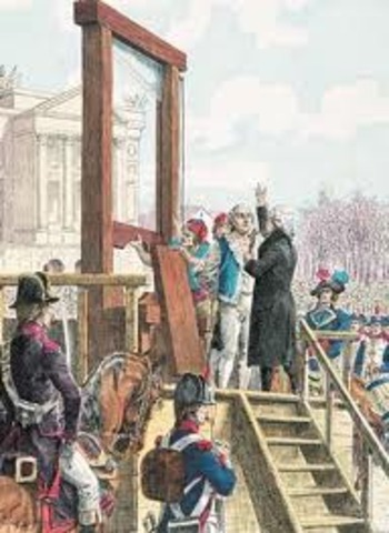 Louis XVI executed