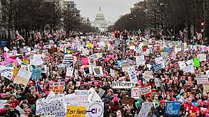 La Women's March de Washington se hace mundial.