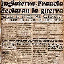 Inglaterra y Francia declaran la guerra a Alemania