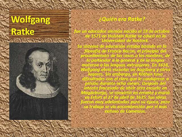 Siglo XVII Ratke, Comenio